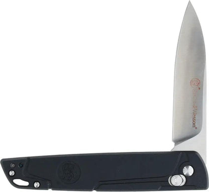 Smith And Wesson 24 Seven Folding Knife - Satin Stainless Blade With Crossbar Lock For Easy EDC by Smith & Wesson