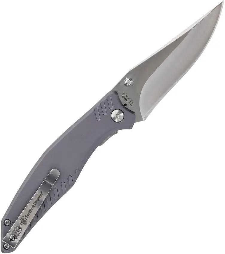 Smith And Wesson Black Ops Linerlock EDC Knife - Rugged Everyday Carry With 3.5 Inch Satin Blade by Smith & Wesson