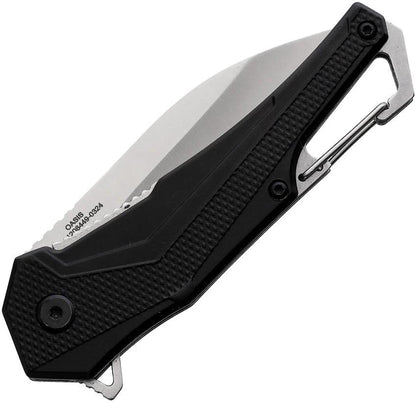 Smith and Wesson Oasis Carabiner Linerlock Compact Folding Knife for Outdoor EDC by Smith & Wesson