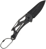 Smith And Wesson Framelock Keychain Knife - Compact EDC Ready 2.25in Blade With Black Stonewash Finish And Lanyard Hole by Smith & Wesson