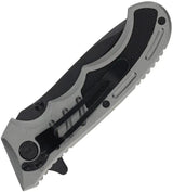 Smith And Wesson Extreme Ops Linerlock Knife - Lightweight Gray Aluminum Handle For Everyday Carry by Smith & Wesson