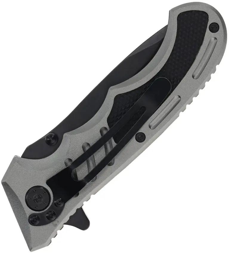 Smith And Wesson Extreme Ops Linerlock Knife - Lightweight Gray Aluminum Handle For Everyday Carry by Smith & Wesson