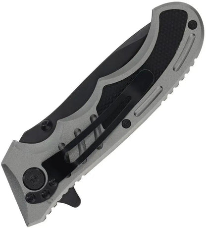 Smith And Wesson Extreme Ops Linerlock Knife - Lightweight Gray Aluminum Handle For Everyday Carry by Smith & Wesson
