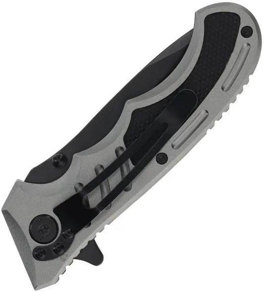 Smith And Wesson Extreme Ops Linerlock Knife - Lightweight Gray Aluminum Handle For Everyday Carry by Smith & Wesson