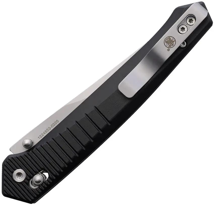 Smith and Wesson Special Ops Crossbar Lock Folding Knife - Bead Blast Stainless Blade for Tactical EDC by Smith & Wesson