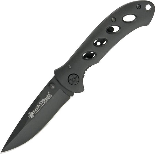 Smith And Wesson Oasis SW423B Folding Knife For EDC Compact Durable Stainless Blade Ambidextrous Opening Rugged Handle by Smith & Wesson