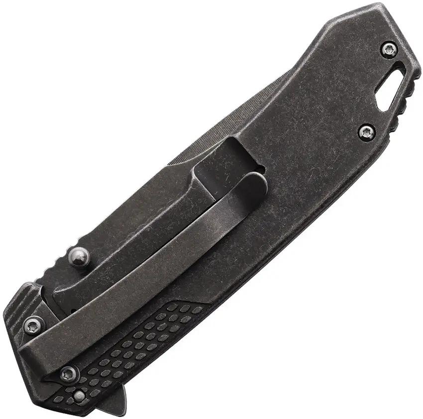 Smith And Wesson Framelock SW609W Folding Knife - 3.75 Inch Drop Point Blade With Durable Onlay Grip For Everyday Carry by Smith & Wesson