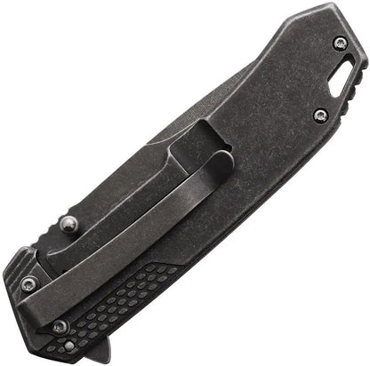 Smith And Wesson Framelock SW609W Folding Knife - 3.75 Inch Drop Point Blade With Durable Onlay Grip For Everyday Carry by Smith & Wesson
