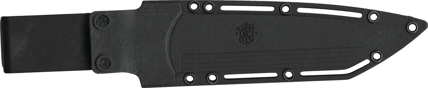 Smith And Wesson Tactical Tanto Fixed Blade SW7 Full Tang 9Cr17 High Carbon Steel With Kydex Sheath For EDC by Smith & Wesson