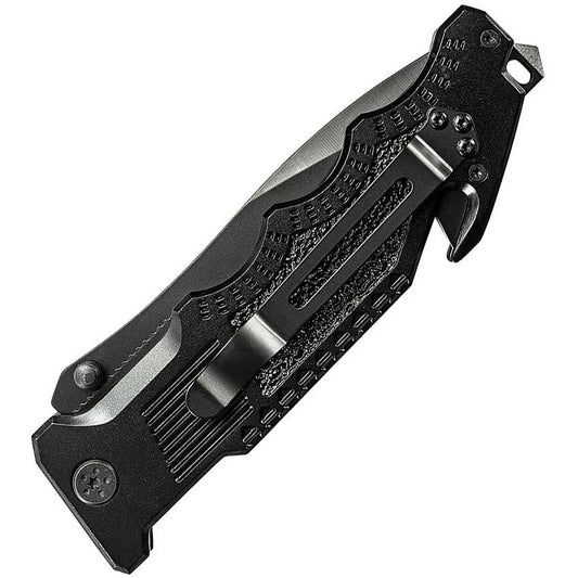 Smith And Wesson Border Guard Linerlock Folding Knife 4.25in Drop Point Rugged EDC For Outdoor Pros by Smith & Wesson