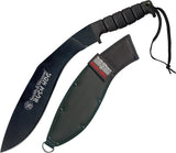 Smith And Wesson Bush Hog Kukri Knife 11.5 Inch Black Blade Rugged Cordura Sheath Outdoor Survivalists by Smith & Wesson