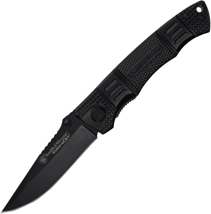 Smith & Wesson Extreme Ops Linerlock Black SWEX3 by Smith & Wesson