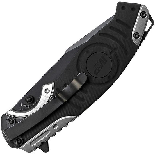 Smith And Wesson MP Linerlock Folding Knife SWMP13GS For EDC And Outdoors Dependable Compact Partially Serrated Blade by Smith & Wesson