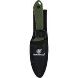 Smith And Wesson HRT Fixed Blade Knife - 3.25 Inch Black Stonewash Drop Point Full Tang Outdoor EDC by Smith & Wesson