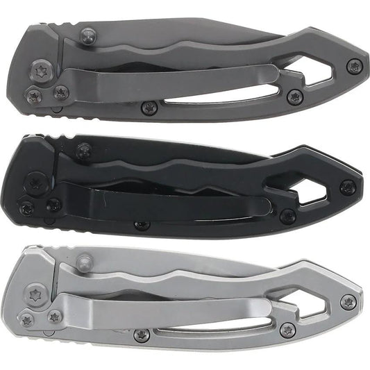 Smith And Wesson Framelock Folding Knives Three Pack EDC Set With Compact Stainless Blades And Pocket Clips by Smith & Wesson