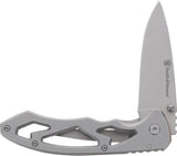 Smith & Wesson CK400L Lighter Combo Compact Folding Knife - Refillable Butane Lighter For Hikers And Campers by Smith & Wesson