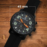 Smith And Wesson Tritium Chronograph Watch SWW-1500 Black - Tritium Illumination For Night Visibility by Smith & Wesson