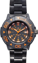 Smith And Wesson Dive Watch SWW-900-OR - Swiss Tritium Hands, 200m Water Resistant, Dual Strap by Smith & Wesson
