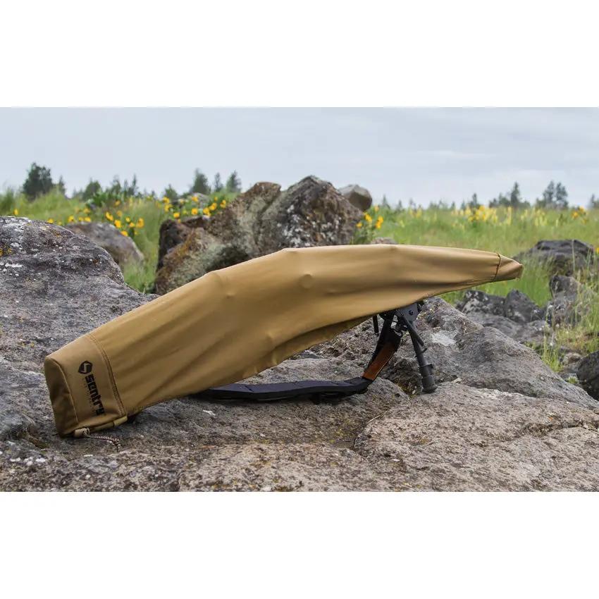 Sentry Armadillo Firearm Cover AR-15 - Ultra Quiet Weather Resistant Exterior Packable Stretch Fit by Sentry