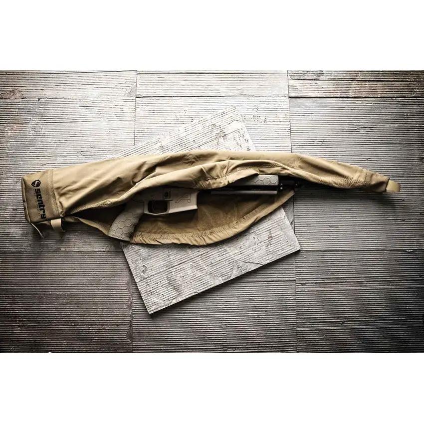 Sentry Armadillo Firearm Cover AR-15 - Ultra Quiet Weather Resistant Exterior Packable Stretch Fit by Sentry