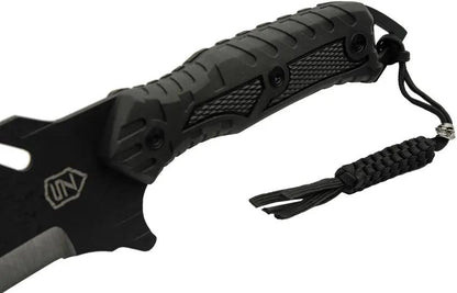 Sierra Zulu Trident Machete SZ-5606 - 24 Inch Full Tang Sawback Blade With Two Tone Finish And Black TPR Handle by Sierra Zulu