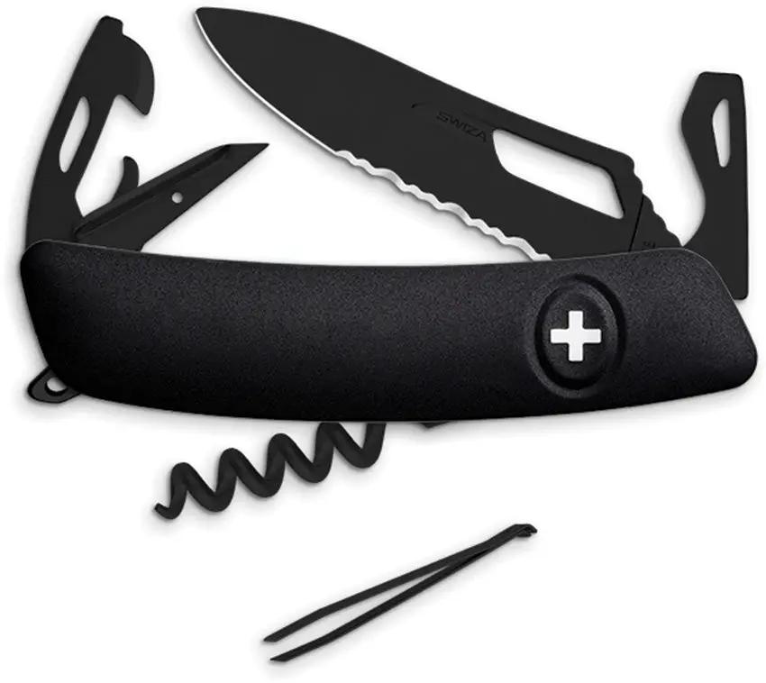 Swiza SH03 Swiss Pocket Knife Black KST.0033.1010 by Swiza