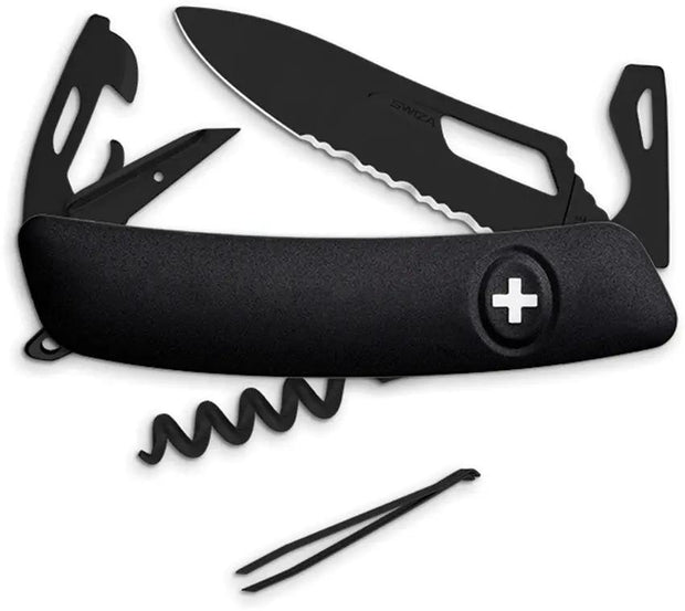 Swiza SH03 Swiss Pocket Knife Black KST.0033.1010 by Swiza
