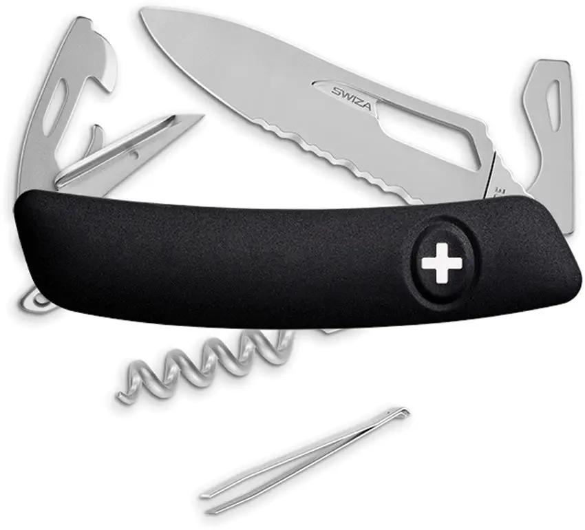 Swiza SH03 Swiss Pocket Knife Black KST.0036.1010 by Swiza