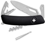 Swiza SH03 Swiss Pocket Knife Black KST.0036.1010 by Swiza