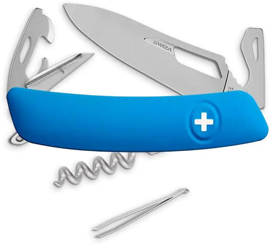 Swiza SH03 Swiss Pocket Knife Blue KNI.0036.1030 by Swiza