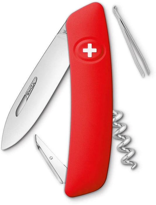 Swiza D01 Swiss Pocket Knife Red KNI.0016.1900 by Swiza