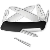 Swiza TT06 Tick Tool Black - Compact 3.75 Inch Multitool With Safety Lock Blade Pro by Swiza