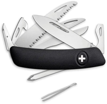 Swiza D10 Pocket Knife Black KNR.0146.1010 by Swiza