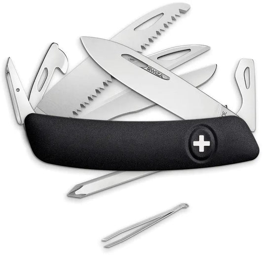 Swiza D10 Pocket Knife Black KNR.0146.1010 by Swiza