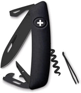 Swiza D03 Swiss Button Lock Black KNI.0033.1010 by Swiza