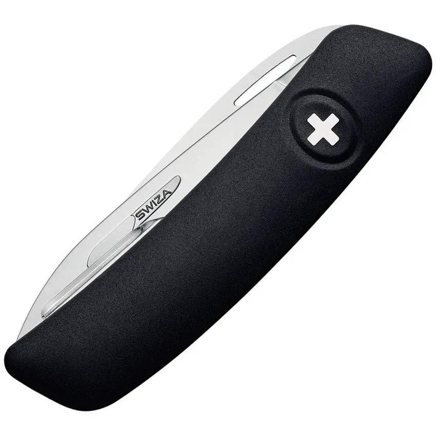 Swiza D06 Swiss Button Lock Black KNR.0066.1010 by Swiza