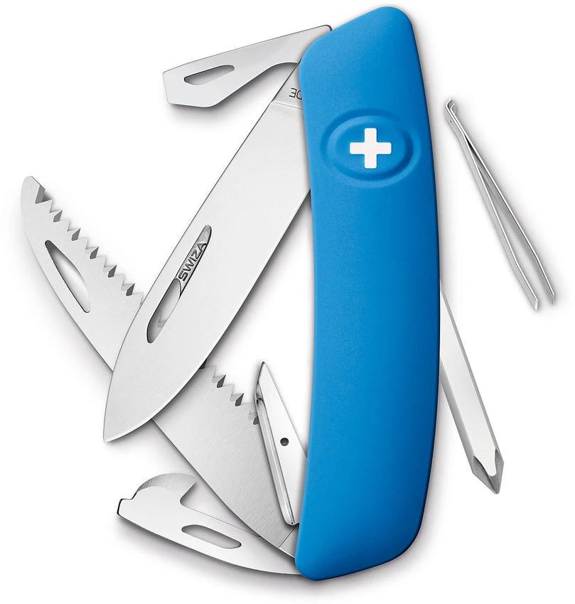 Swiza D06 Swiss Pocket Knife Blue KNR.0066.1030 by Swiza
