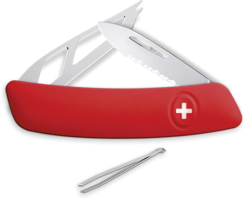 Swiza CH03T Cheese Knife Red KCT.0030.1000 by Swiza