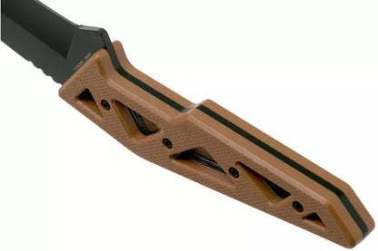 Schrade 1124284 Frontier Fixed Blade Knife – 4.5" Black Oxide Blade