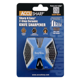 SharpNEasy 2 Step Knife Sharpener Display Pack 334CD For Quick Edge Maintenance In Home by AccuSharp