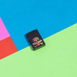 Zippo Multi-Color Skull Lighter – Black Matte Finish (49187) by Zippo
