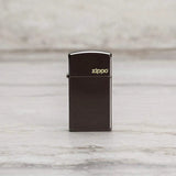 Slim® Brown Zippo Logo Lighter by Zippo
