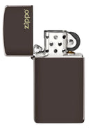Slim® Brown Zippo Logo Lighter by Zippo