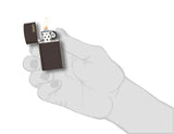 Slim® Brown Zippo Logo Lighter by Zippo