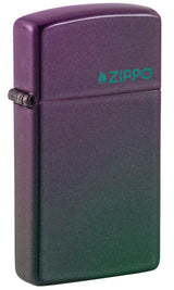 Slim® Iridescent Zippo Logo Lighter by Zippo