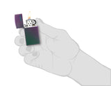 Slim® Iridescent Zippo Logo Lighter by Zippo