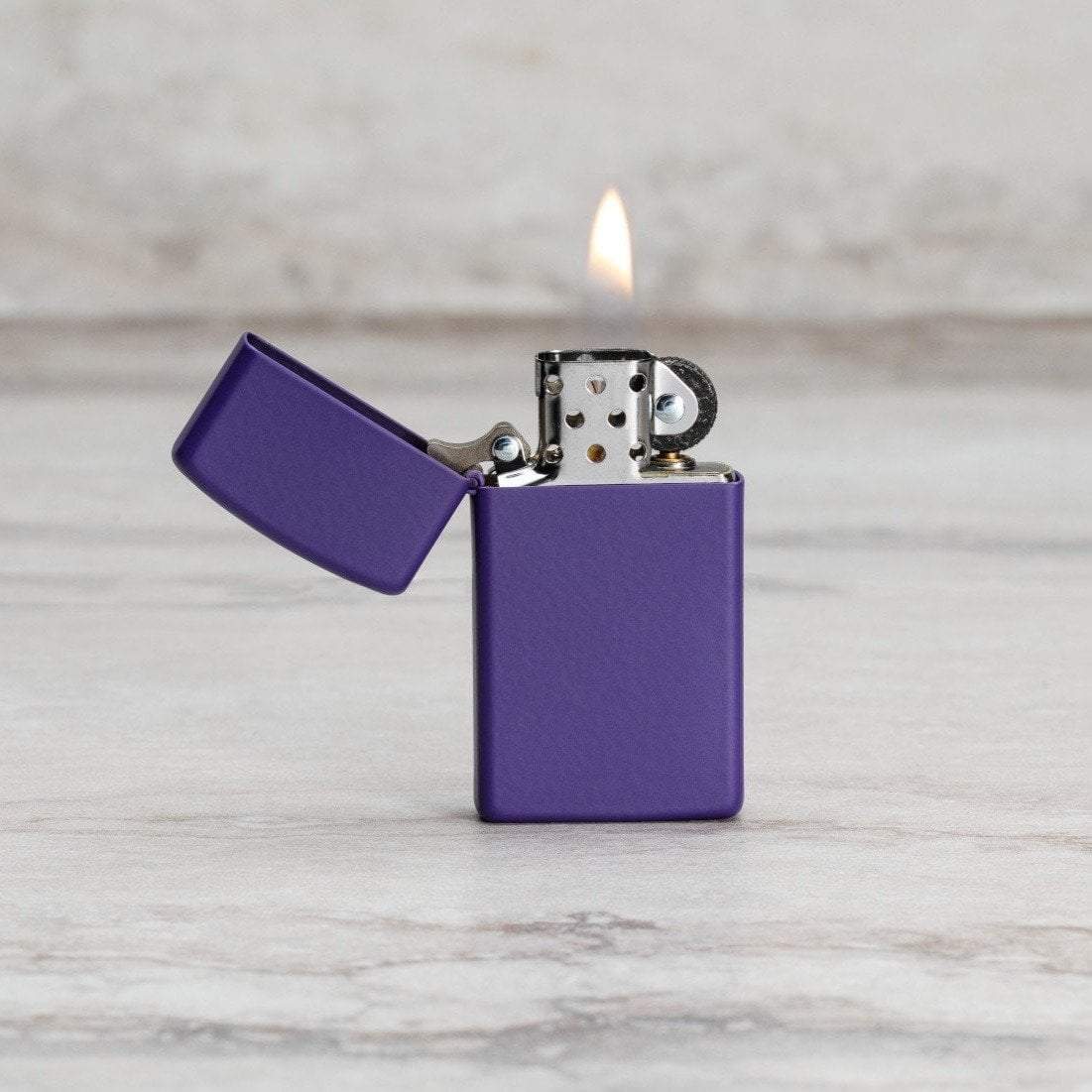 Slim® Purple Matte Zippo® Lighter