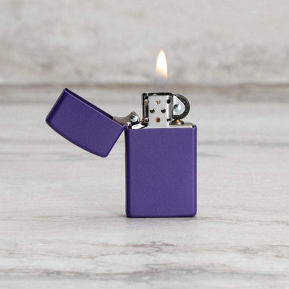 Slim® Purple Matte Zippo® Lighter