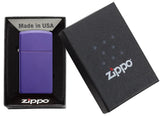 Slim® Purple Matte Zippo® Lighter by Zippo