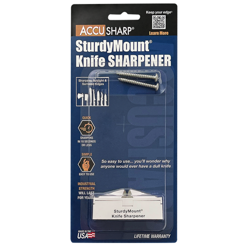 AccuSharp AS4 Sturdy Mount Knife Sharpener For Hands Free Sharpening On Any Drillable Surface by AccuSharp